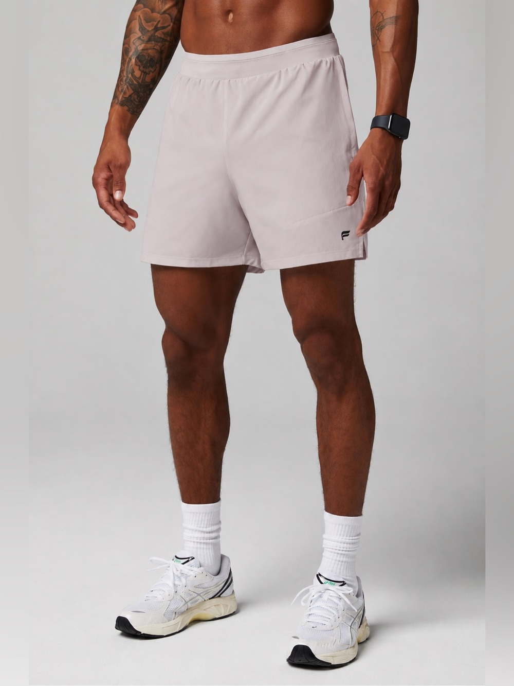 Fabletics The Fundamental Short II Lined 5in Men’s Shorts M Light Pink